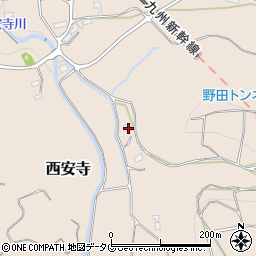 熊本県玉名郡玉東町西安寺1109周辺の地図