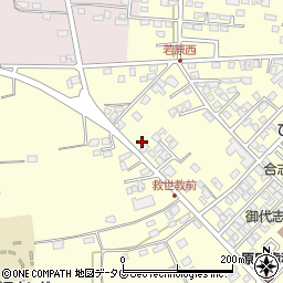 熊本県合志市御代志2086-243周辺の地図