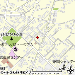 熊本県合志市御代志1661-89周辺の地図
