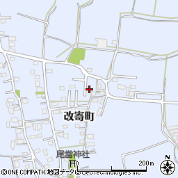 熊本県熊本市北区改寄町2463周辺の地図