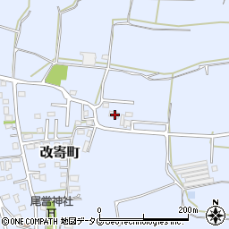 熊本県熊本市北区改寄町2141周辺の地図