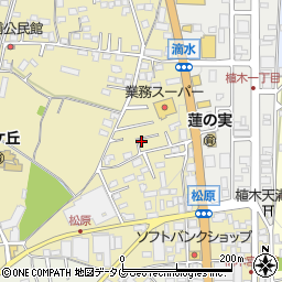 熊本県熊本市北区植木町滴水32周辺の地図
