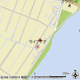熊本県玉名市滑石2305周辺の地図