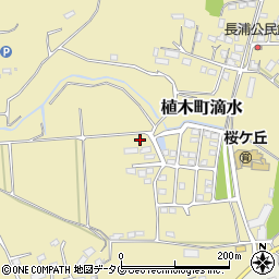 熊本県熊本市北区植木町滴水2086周辺の地図