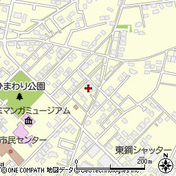 熊本県合志市御代志1661-91周辺の地図