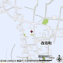 熊本県熊本市北区改寄町2419-3周辺の地図