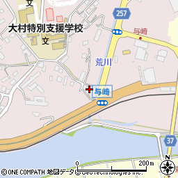 カーショップ・ヒガシ　岩松店周辺の地図