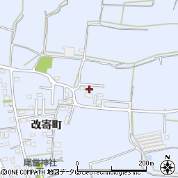 熊本県熊本市北区改寄町2140周辺の地図