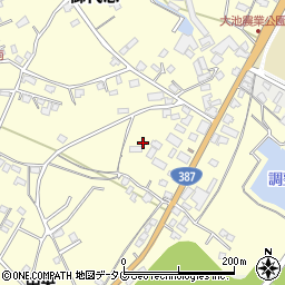 熊本県合志市御代志1481-4周辺の地図