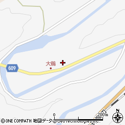 大分県佐伯市直川大字仁田原312周辺の地図