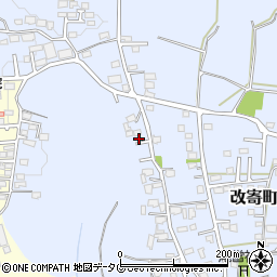熊本県熊本市北区改寄町2429周辺の地図