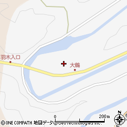 大分県佐伯市直川大字仁田原281周辺の地図