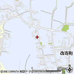 熊本県熊本市北区改寄町2429-3周辺の地図