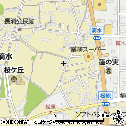 熊本県熊本市北区植木町滴水299周辺の地図
