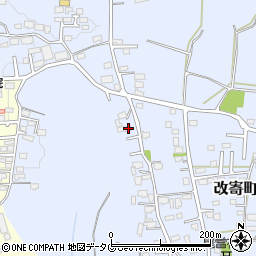熊本県熊本市北区改寄町2429-2周辺の地図