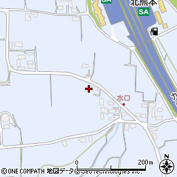 熊本県熊本市北区改寄町1210周辺の地図