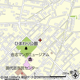 熊本県合志市御代志1661-61周辺の地図