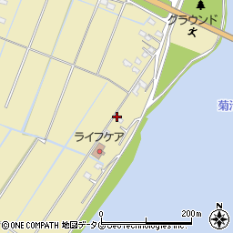 熊本県玉名市滑石2303周辺の地図