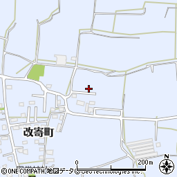 熊本県熊本市北区改寄町2135周辺の地図