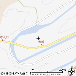 大分県佐伯市直川大字仁田原248周辺の地図