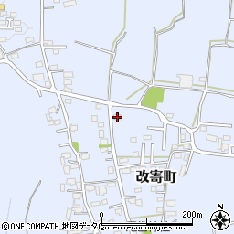 熊本県熊本市北区改寄町2447-5周辺の地図
