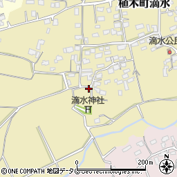 熊本県熊本市北区植木町滴水947-1周辺の地図