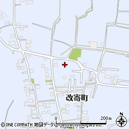 熊本県熊本市北区改寄町2447-8周辺の地図