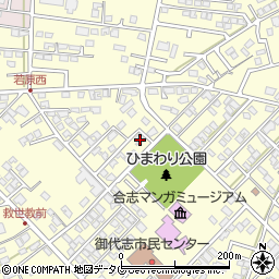 熊本県合志市御代志2086-71周辺の地図
