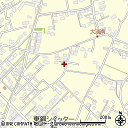 熊本県合志市御代志1439-8周辺の地図