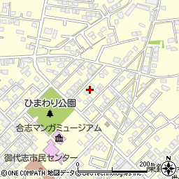 熊本県合志市御代志1661-59周辺の地図
