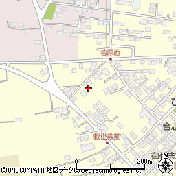熊本県合志市御代志2086-28周辺の地図