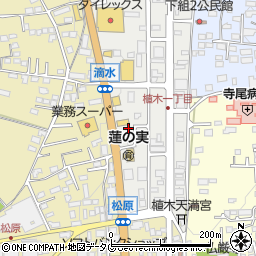 熊本県熊本市北区植木町植木351周辺の地図