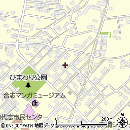 熊本県合志市御代志1661-74周辺の地図