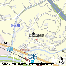 長崎県大村市岩松町周辺の地図