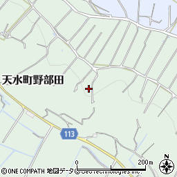 熊本県玉名市天水町野部田1162-266周辺の地図
