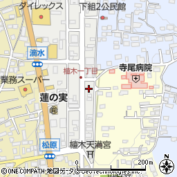 熊本県熊本市北区植木町植木316周辺の地図