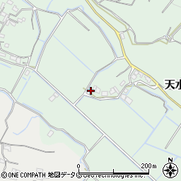 熊本県玉名市天水町野部田163周辺の地図