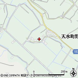 熊本県玉名市天水町野部田160周辺の地図