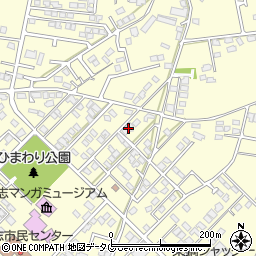 熊本県合志市御代志1661-102周辺の地図