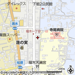 熊本県熊本市北区植木町植木318周辺の地図