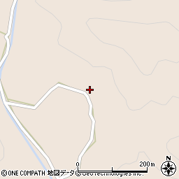 大分県佐伯市直川大字横川1350-1周辺の地図