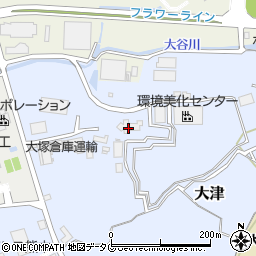 大津火葬場周辺の地図