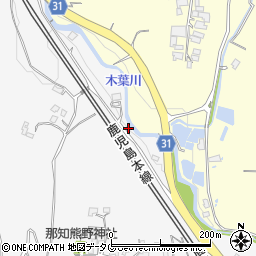 熊本県熊本市北区植木町那知216周辺の地図