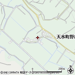 熊本県玉名市天水町野部田159周辺の地図