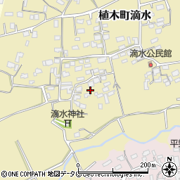 熊本県熊本市北区植木町滴水935周辺の地図