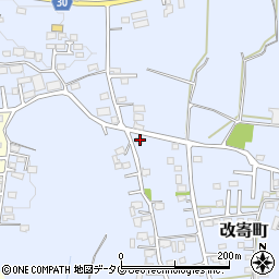 熊本県熊本市北区改寄町2425周辺の地図