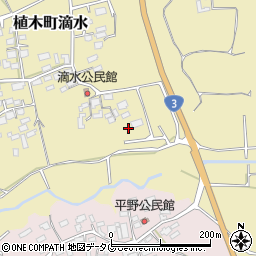 熊本県熊本市北区植木町滴水856周辺の地図