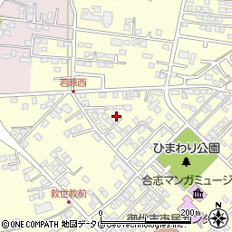 熊本県合志市御代志2091-52周辺の地図