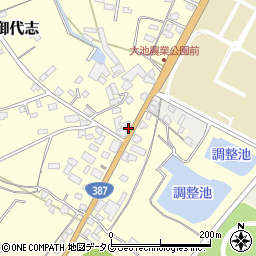 熊本県合志市御代志869-3周辺の地図
