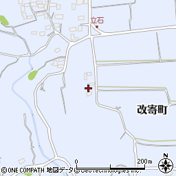 熊本県熊本市北区改寄町799周辺の地図
